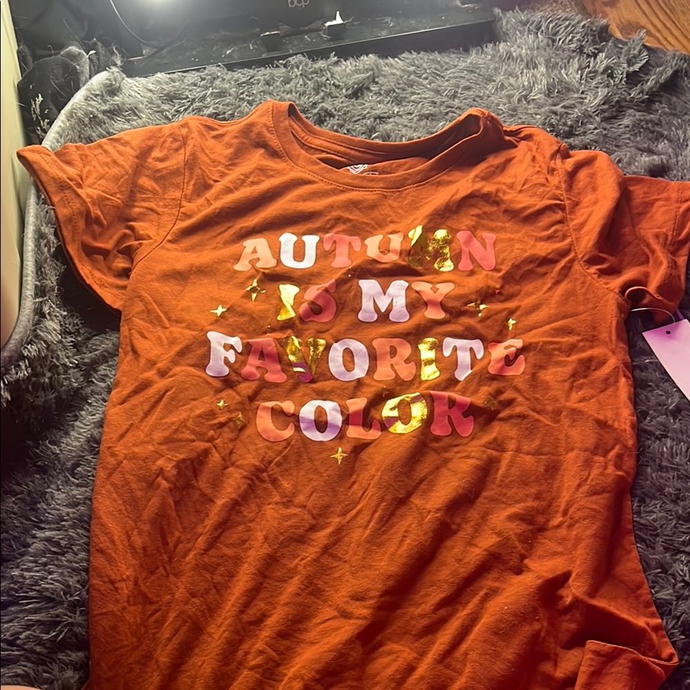 Orange Graphic Tee - Short Sleeve